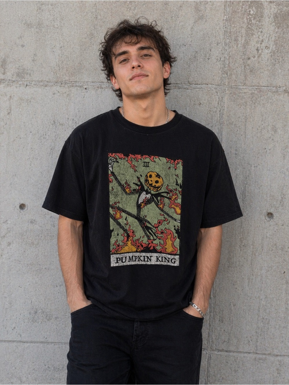 Disney Nightmare Before Christmas Pumpkin King Shirt XL